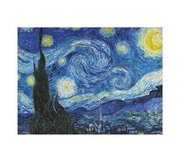 Jigsaw Puzzle 52x38cm/1000pcs for Adults Starry Night by Vincent Jigsaw Puzzle Family Game Difficult Hard Deal As Gifts for The Whole Family 52x38cm/1000pcs