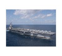 Jigsaw Puzzle 52x38cm/1000pcs for Adults USS Abraham Lincoln Teenagers Puzzles Hands-on Game Hand Speed Race Deal As Gifts for The Whole Family 52x38cm/1000pcs