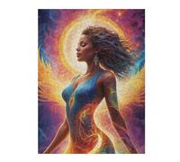 Jigsaw Puzzle 52x38cm/1000pcs for Teenagerss Celestial Goddess Puzzle for Adults Hands-on Game Precision Cutting Deal As Gifts for The Whole Family 52x38cm/1000pcs