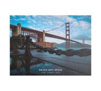 Jigsaw Puzzle 52x38cm/1000pcs for Teenagerss Golden Gate Bridge Reflections-3 Jigsaws for Adults Family Games Hand Speed Race for Birthday, Chrismas 52x38cm/1000pcs