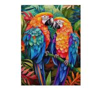 Jigsaw Puzzle 52x38cm/1000pcs for Teenagerss Macaws in Tropical Paradise Jigsaw for Adults Toy Wall Decor Improve Memory Help The Brain Exercise 52x38cm/1000pcs