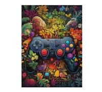 Jigsaw Puzzle 52x38cm/1000pcs for Teenagerss Video Game Controller in Nature -1 Jigsaw for Adults Toy Wall Decor Improve Memory Help The Brain Exercise 52x38cm/1000pcs