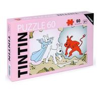 Jigsaw Puzzle 60 Pieces Tintin, Milou, Half Angel, Half Demon + Poster 45.7 x 30.4 cm (81562)