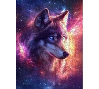 Jigsaw Puzzle 6000 Piece, Starry Wolf Puzzles for Adults 6000, Wooden Puzzles, Jigsaw Puzzle Games Classic Educational, The Impossible Challenge, Games and Family Activities, Creativity Gift DX0YL1943