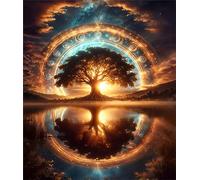 Jigsaw Puzzle 70 piece,Dream Tree of Life Puzzles for Adults,Educational Game Challenge Toy 70 Pieces DIY puzzles Family Decoration puzzle