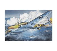 Jigsaw Puzzle 75x50cm/1000pcs for Adults BF110 D1R1 Luftwaffe Teenagers Puzzles Hands-on Game Hand Speed Race Deal As Gifts for The Whole Family 75x50cm/1000pcs