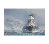 Jigsaw Puzzle 75x50cm/1000pcs for Adults Bismarck Adult Jigsaw Puzzle Relaxing Games Difficult Hard for Birthday, Chrismas 75x50cm/1000pcs
