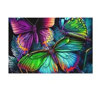 Jigsaw Puzzle 75x50cm/1000pcs for Adults Colorful Butterfly Artwork Jigsaw Puzzle Family Game Difficult Hard Deal As Gifts for The Whole Family 75x50cm/1000pcs