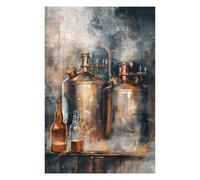 Jigsaw Puzzle 75x50cm/1000pcs for Adults Copper Brewing Stills Puzzle for Adults Relax Games Perfect Decoration for Birthday, Chrismas 75x50cm/1000pcs