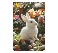 Jigsaw Puzzle 75x50cm/1000pcs for Adults Easter Bunny with Eggs-9 Jigsaw for Adults Anti-Stress Toys Presents for Women Stress Reduction Gifts 75x50cm/1000pcs