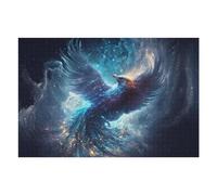Jigsaw Puzzle 75x50cm/1000pcs for Adults Galactic Phoenix Cosmic Artwork -1 Jigsaw Puzzle Family Game Difficult Hard Deal As Gifts for The Whole Family 75x50cm/1000pcs
