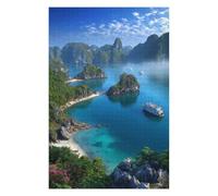 Jigsaw Puzzle 75x50cm/1000pcs for Adults Ha Long Bay Cruise Adventure Adult Jigsaw Puzzle Relaxing Games Difficult Hard for Birthday, Chrismas 75x50cm/1000pcs