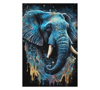 Jigsaw Puzzle 75x50cm/1000pcs for Teenagerss Galactic Elephant Majesty -2 Puzzle for Adults Hands-on Game Precision Cutting Deal As Gifts for The Whole Family 75x50cm/1000pcs