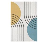 Jigsaw Puzzle 75x50cm/1000pcs for Teenagerss Geometric Lines III Jigsaws for Adults Toy Wall Decor Precision Cutting Deal As Gifts for The Whole Family 75x50cm/1000pcs