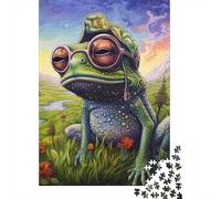 Jigsaw Puzzle Adult Colorful Tree Frogs 1000 Piece Jigsaw Puzzles Wooden Puzzle for Adults Age 18+ Educational Game 1000pcs (75x50cm)