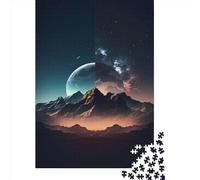 Jigsaw Puzzle Adult Fantasy Landscapes 2 1000 Piece Jigsaw Puzzles Wooden Puzzle for Adults Age 18+ Educational Game 1000pcs (75x50cm)