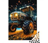 Jigsaw Puzzle Adult Galaxy Tractor 1000 Piece Jigsaw Puzzles Wooden Puzzle for Adults Age 18+ Educational Game 1000pcs (75x50cm)