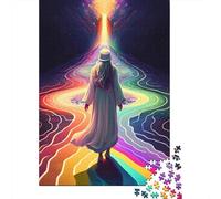 Jigsaw Puzzle Adult Rainbow Spirit 500 Piece Jigsaw Puzzles Wooden Jigsaw Puzzle Adults And Educational PuzzleFamilyGame 500pcs (52x38cm)