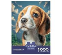 Jigsaw Puzzle Adults Beagle Pet Dog 1000 Pieces - Impossible Decoration for Adults & Kids | 70x50cm/1000pcs