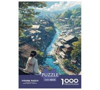 Jigsaw Puzzle Anime Landscape Challenging Home Decor Impossible Hard Beautiful Scenery Development Toys 1000 Pieces for Adults 38x26cm/1000pcs