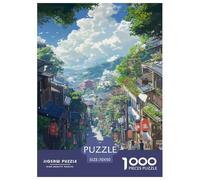 Jigsaw Puzzle Anime Landscape Challenging Intellectual Game Impossible Hard Beautiful Scenery Development Toys 1000 Piece for Adults And Families 70x50cm/1000pcs