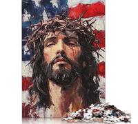 Jigsaw Puzzle Art Christian Jesus 1000 Piece Jigsaw Puzzles Paper Jigsaw for Adults & Challenge Family 1000pcs (38x26cm)