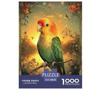 Jigsaw Puzzle Art Parrot Challenging Home Decor Family Animal Development Toys 1000 Pieces for Boys Girls 38x26cm/1000pcs