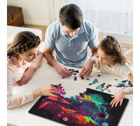 Jigsaw Puzzle Astronaut Poster Jigsaw Puzzles for Adults 1000 Pieces Paper Jigsaw Wall Art Puzzle Games 1000pcs (38x26cm)
