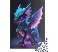 Jigsaw Puzzle Baby Dragon Jigsaw Puzzles for Adults 1000 Pieces Wooden Jigsaw Wall Art Puzzle Games 1000pcs (75x50cm)