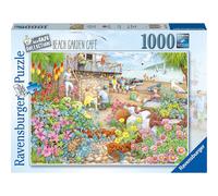 Ravensburger Cosy Café No.1 Beach Garden Café 1000 Piece Jigsaw Puzzles for Adults and Kids Age 12 Years Up