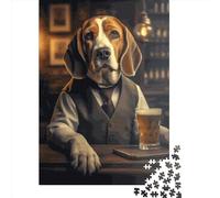 Jigsaw Puzzle Beagle 1000 Piece Jigsaw Puzzles for Adults Paper Jigsaw Puzzles for Adults Stress Reliever 1000pcs (38x26cm)