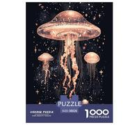 Jigsaw Puzzle Beautiful Jellyfish Challenging Intellectual Game Impossible Hard Marine Animals Stress Relief Toy 1000 Piece for Men Women Olders Seniors 38x26cm/1000pcs