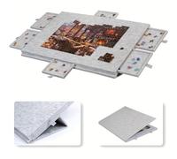 Jigsaw Puzzle Board 2-in-1 Stand & Cover with 6 Drawers Up to 1000 Pieces