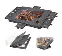 Jigsaw Puzzle Board Portable Foldable, Tilting Jigsaw Puzzle Board, Jigsaw Puzzle Board with 6 Drawers, Suit 1000pcs Jigsaw, Ultra-Light & Non-Slip, 30 * 21", for Kids Girls Boys Friends Gifts (A)