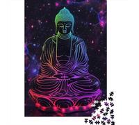 Jigsaw Puzzle Buddha Statue 1000 Piece Jigsaw Puzzles for Adults Paper Jigsaw Puzzles for Adults Stress Reliever 1000pcs (38x26cm)