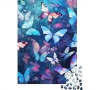 Jigsaw Puzzle Butterfly 1000 Piece Jigsaw Puzzles for Adults Paper Jigsaw Puzzles for Adults Stress Reliever 1000pcs (38x26cm)