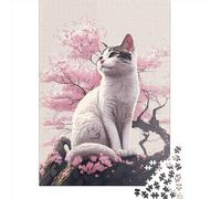 Jigsaw Puzzle Cat Japan 1000 Piece Jigsaw Puzzles Paper Jigsaw for Adults & Challenge Family 1000pcs (38x26cm)