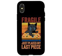 Jigsaw Puzzle cat Puzzler Funny Puzzle Lover Case for iPhone X/XS