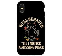 Jigsaw Puzzle cat Puzzler Funny Puzzle Lover Case for iPhone X/XS