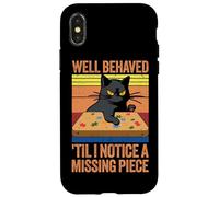 Jigsaw Puzzle cat Puzzler Funny Puzzle Lover Case for iPhone X/XS