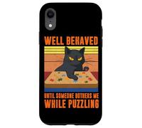 Jigsaw Puzzle cat Puzzler Funny Puzzle Lover Case for iPhone XR