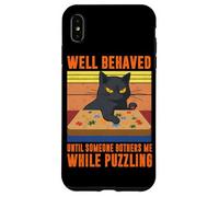Jigsaw Puzzle cat Puzzler Funny Puzzle Lover Case for iPhone XS Max