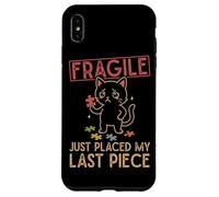 Jigsaw Puzzle cat Puzzler Funny Puzzle Lover Case for iPhone XS Max