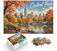 Jigsaw Puzzle Central Park NYC Skyline 1000pcs (38x26cm) Puzzle Challenge | For relaxed holiday time, this adult jigsaw puzzle with 1000 pieces adds a classic jigsaw activity to the holiday season.