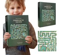 Jigsaw Puzzle Challenge, Summer Day on the River Edge, 501 Pieces Puzzle Kit for Family Game Night, Great Christmas and Birthday Gift