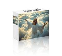 Jigsaw Puzzle, Cloud Jigsaw Puzzles for Adults 2000 Piece, Jesus Puzzle Educational Games, Difficult Puzzles for Challenging, Home Decoration Family Originality Gifts for Adults Age 12 Years Up Z-8