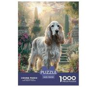 Jigsaw Puzzle Cocker Spaniel 1000 Companion Dog "What Happens Next" Educational Game for Adults & Kids | 70x50cm/1000pcs
