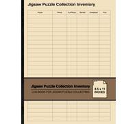 Jigsaw Puzzle Collection Inventory: Log Book For Jigsaw Puzzle Collecting | For Jigsaw Puzzle Collectors | Large