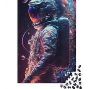 Jigsaw Puzzle Color Astronaut 1000 Piece Jigsaw Puzzles for Adults Paper Jigsaw Puzzles for Adults Stress Reliever 1000pcs (38x26cm)