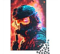 Jigsaw Puzzle Colorful Military 1000 Piece Jigsaw Puzzles for Adults Wooden Jigsaw Puzzles for Adults Stress Reliever 1000pcs (75x50cm)